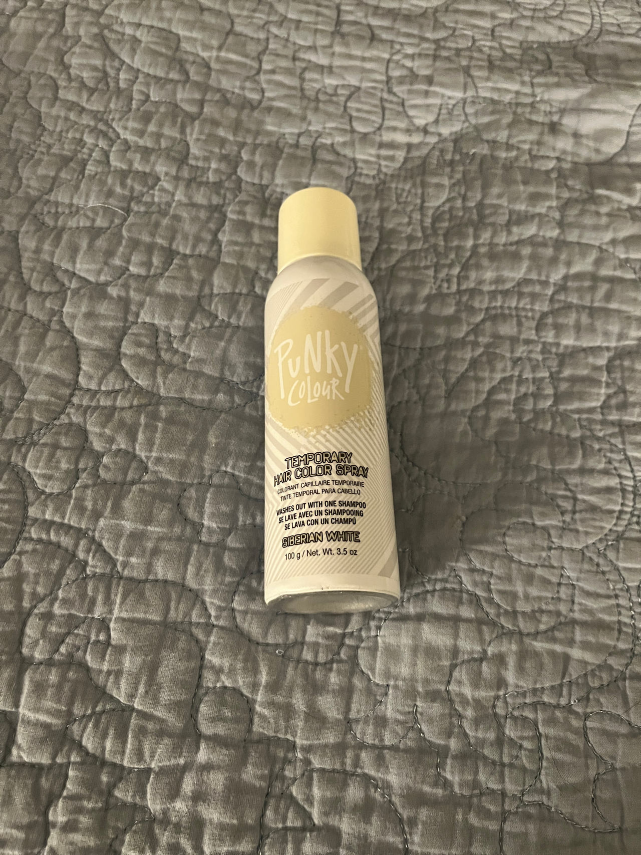 Punky Colour Temporary Hair Color Spray Siberian White