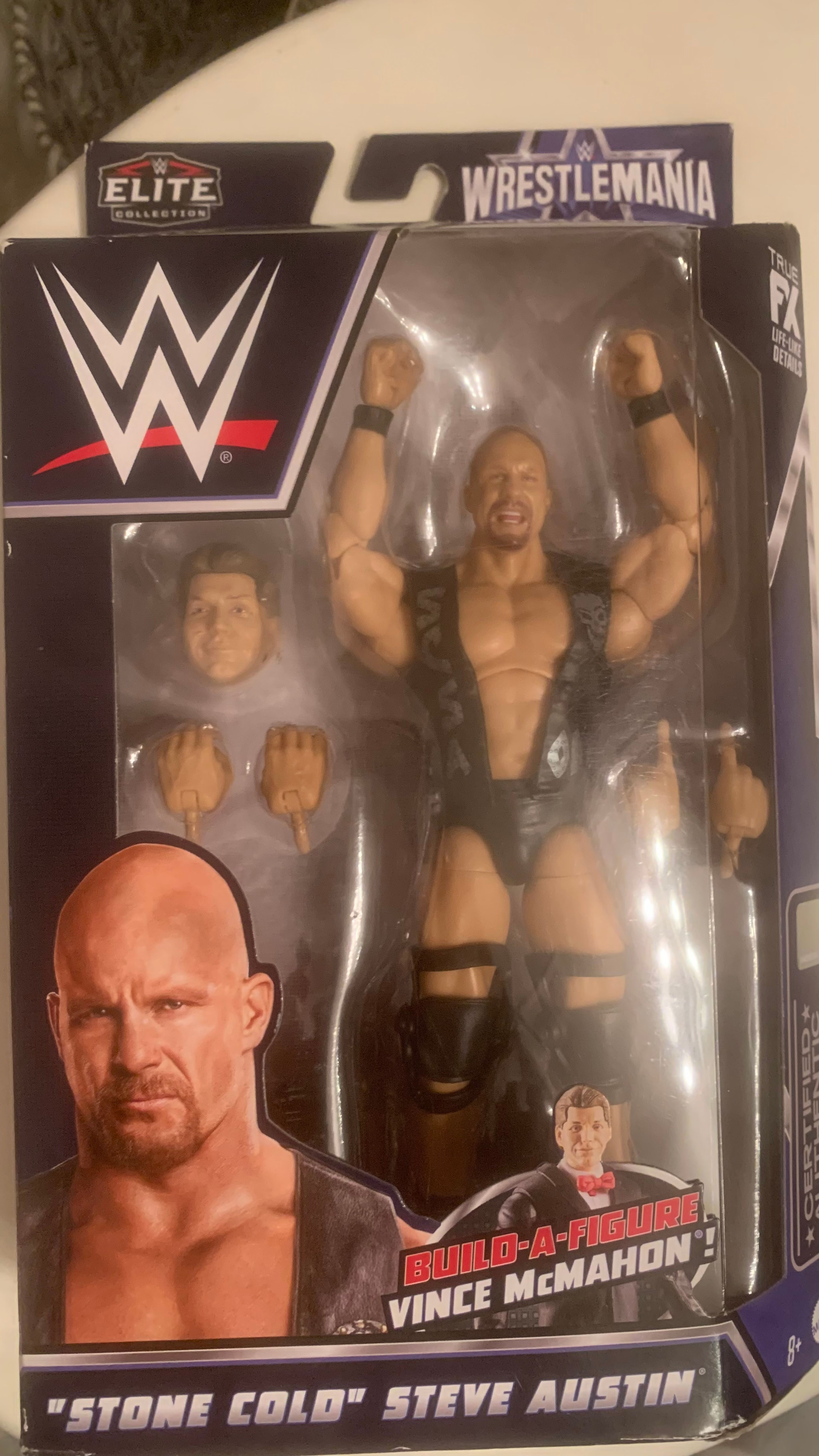 WWE Elite Collection WrestleMania 'Stone Cold' Steve Austin Action Figure