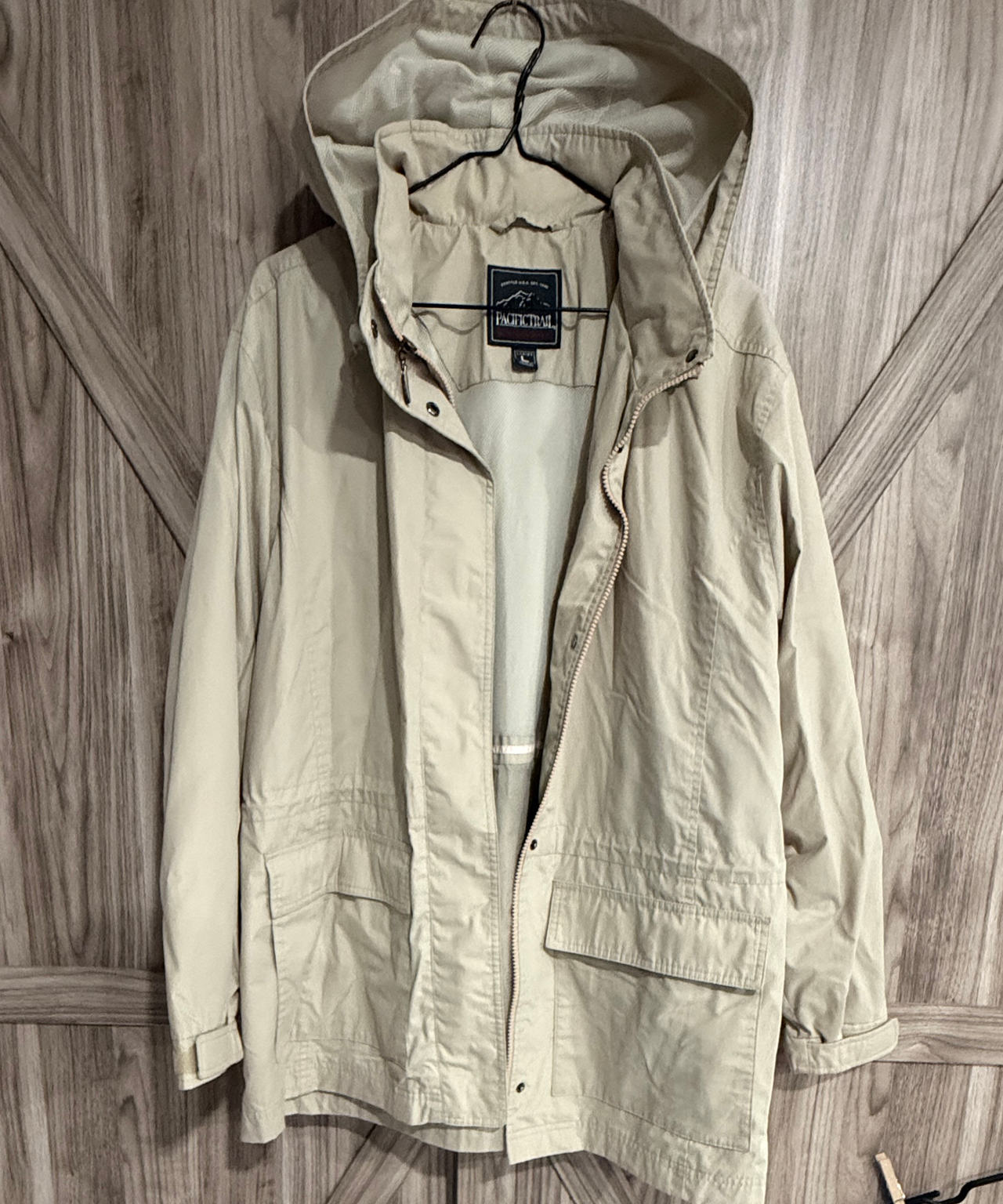 Pacific Trail Hooded Field Jacket removable hood size Ladies Large