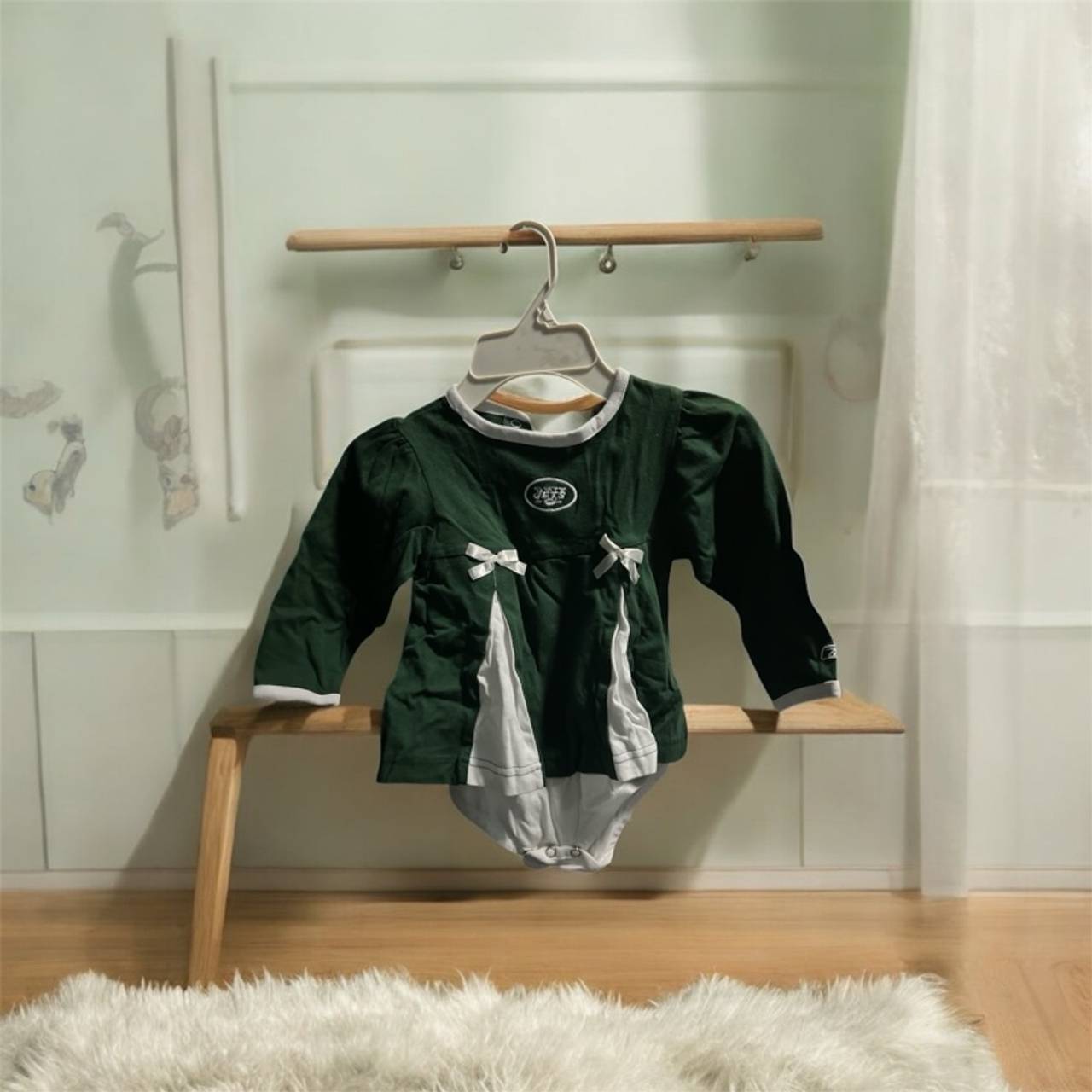 New York Jets Baby Dress Green/White 18-Month