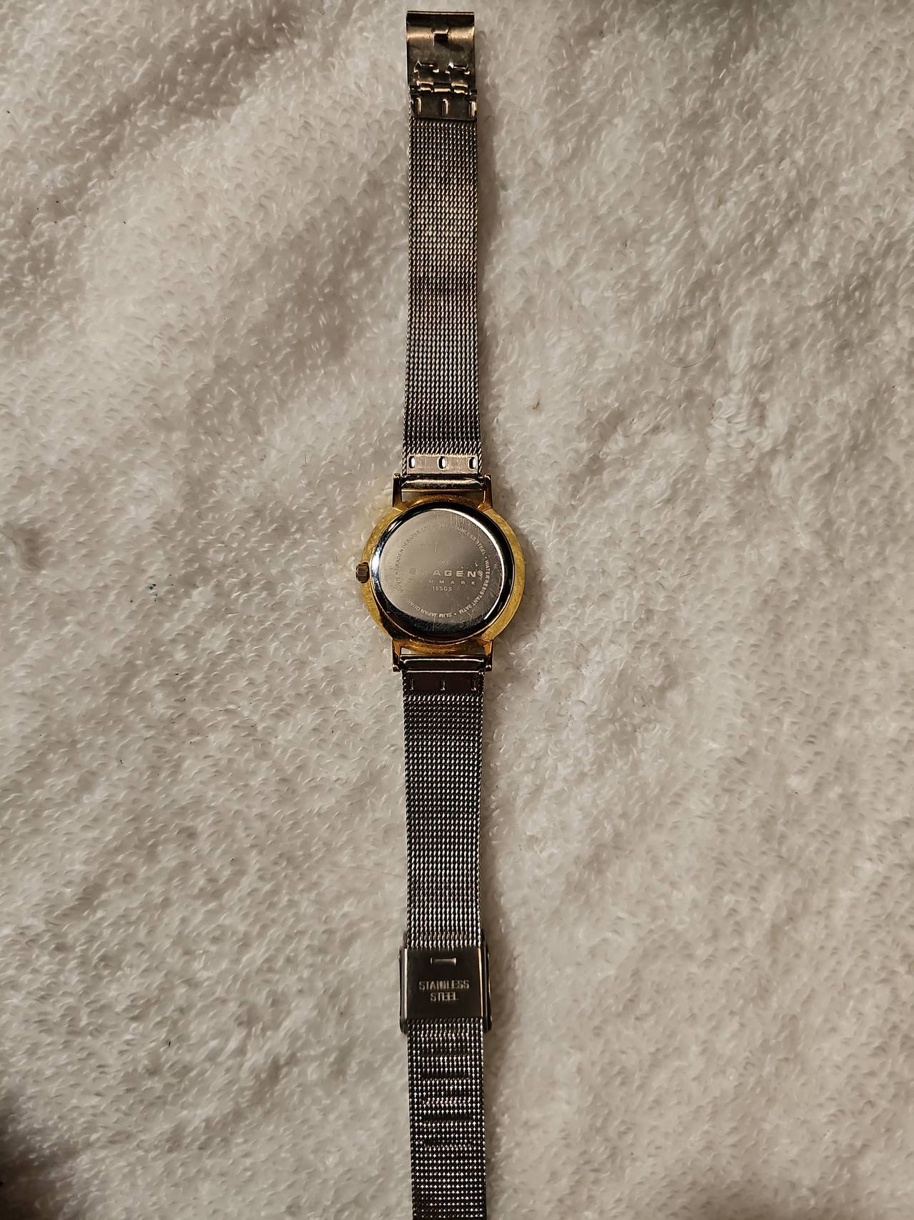 Skagen Women's Gold-Tone Mesh Watch