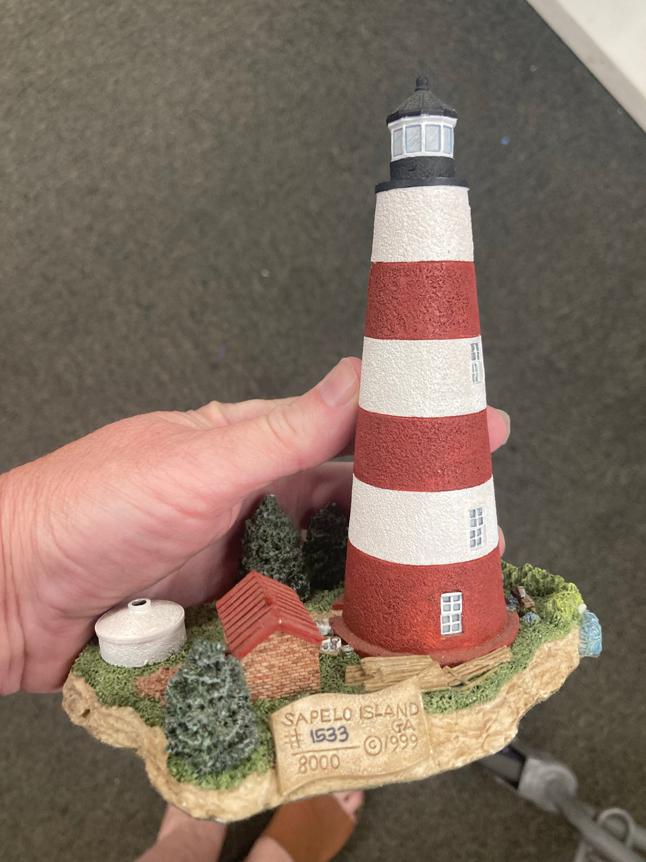 Sapelo Island Lighthouse Figurine