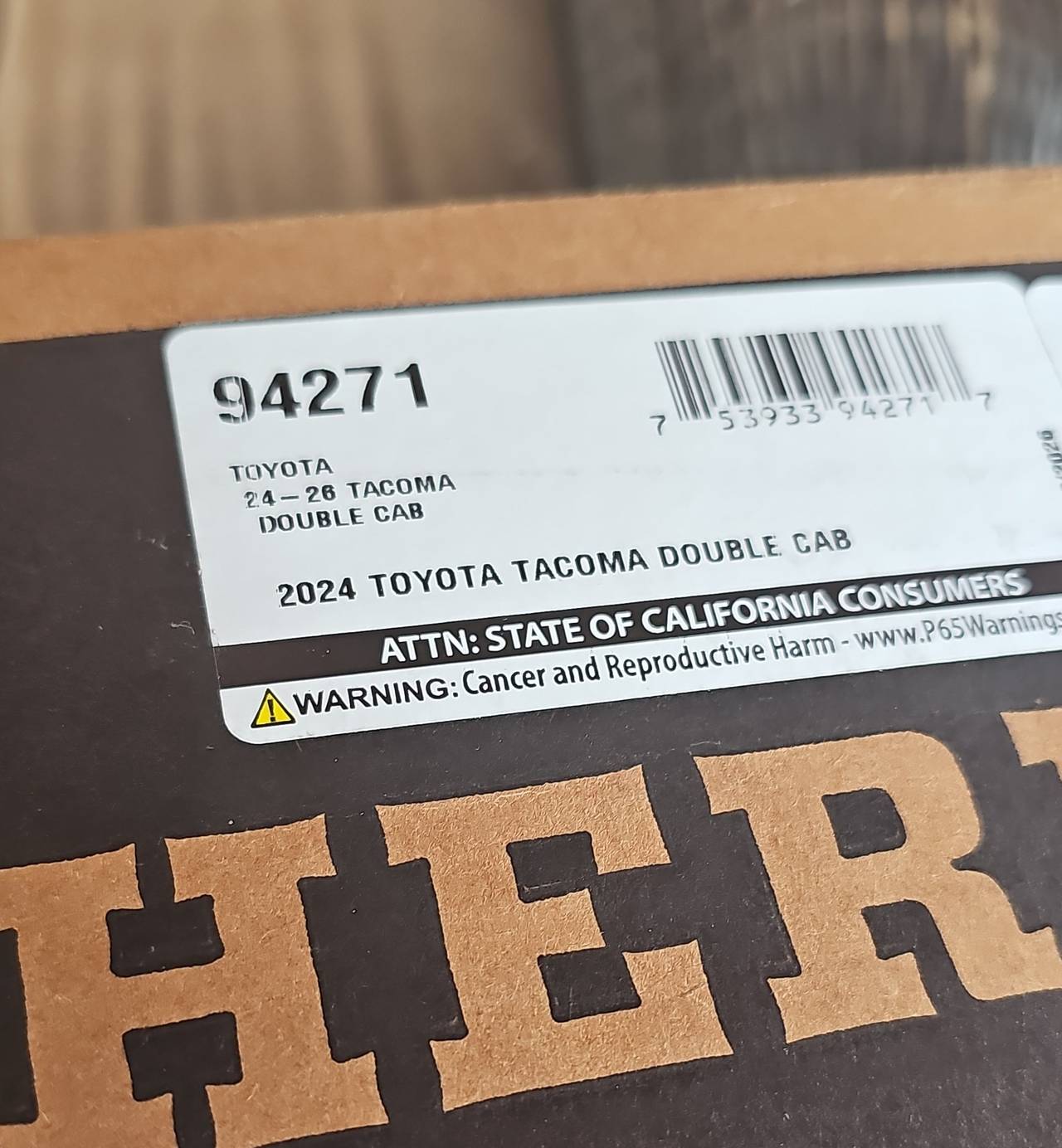 WeatherTech FloorLiner for 2024 Toyota Tacoma Double Cab