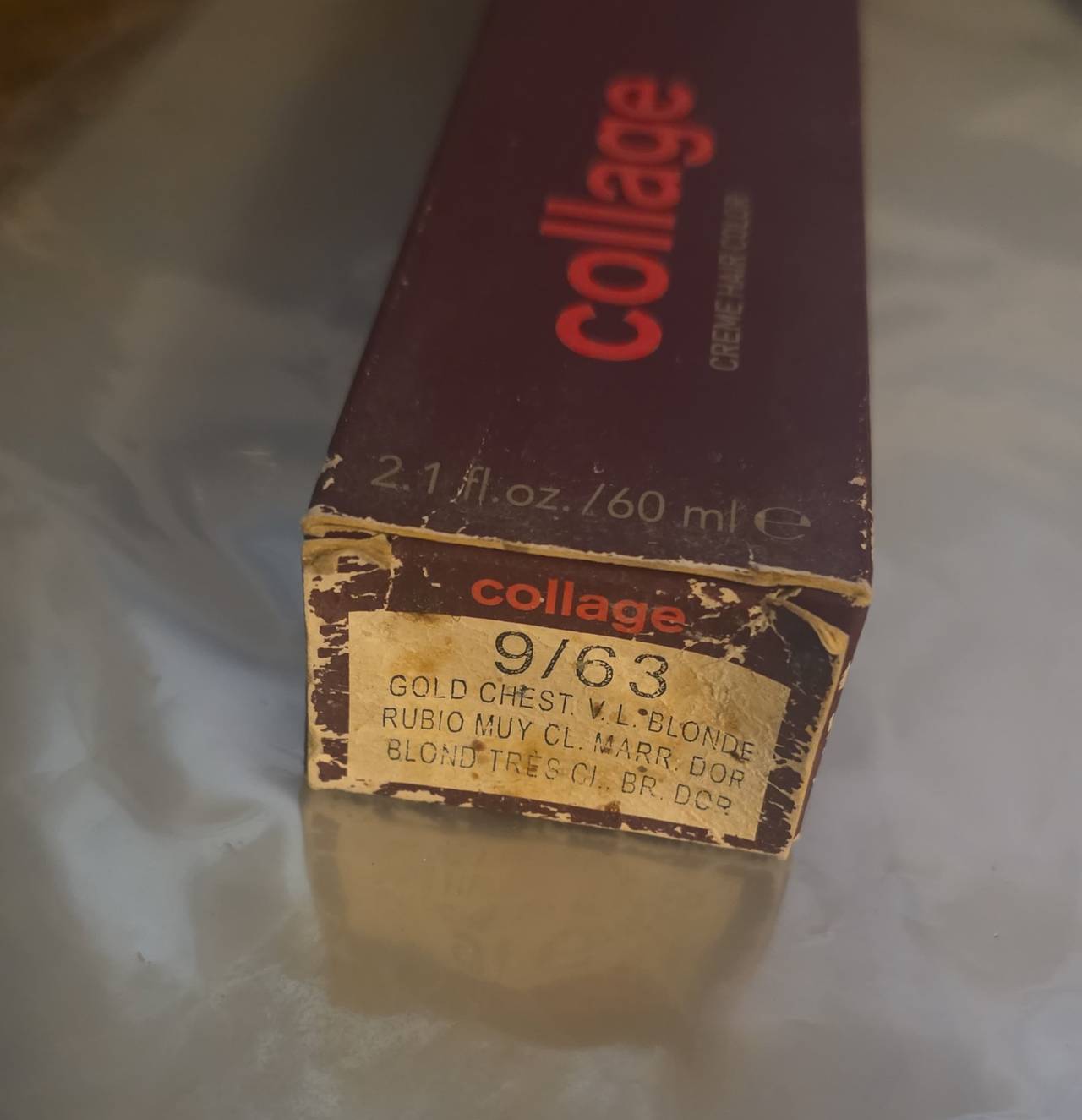 Lakmé Collage Creme Hair Color 9/63 Gold Chestnut Very Light Blonde