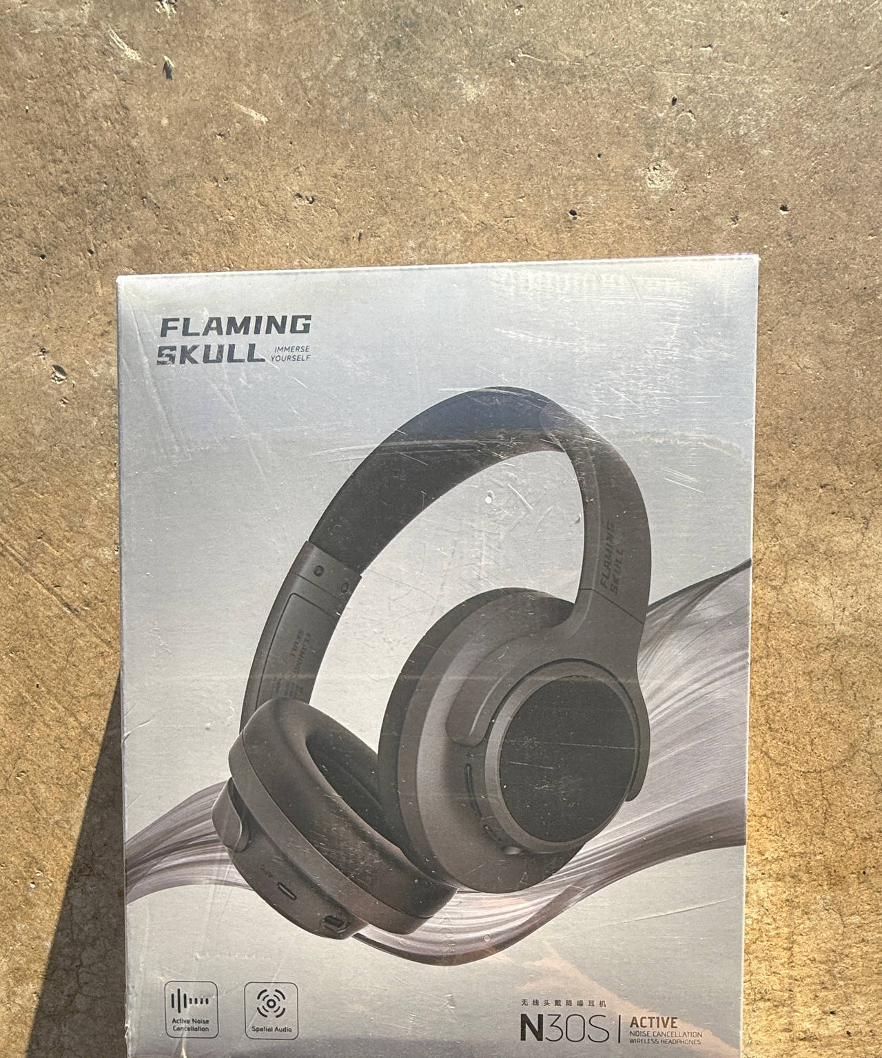 Flaming Skull N30S Wireless Headphones
