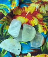 Natural Stone Half Moon Pendants(6) - Image 1