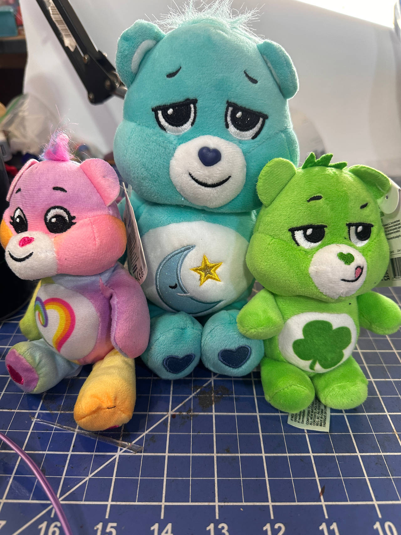 Care Bears retro plush bundle 3 pcs.