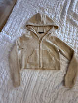 Vertigo Cropped Zip-Up Hoodie - Image 1