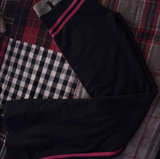 Black Track Pants with Pink Stripes - Image 3