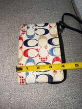 Coach Signature Corner Zip Wristlet in Multi-Color Logo - Image 5