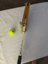 Spalding Rosemary Casals Wooden Tennis Racquet with Press - Image 3