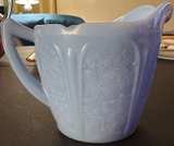 Jeanette Delphite Blue Depression Glass Child's Tea Set Creamer - Image 1