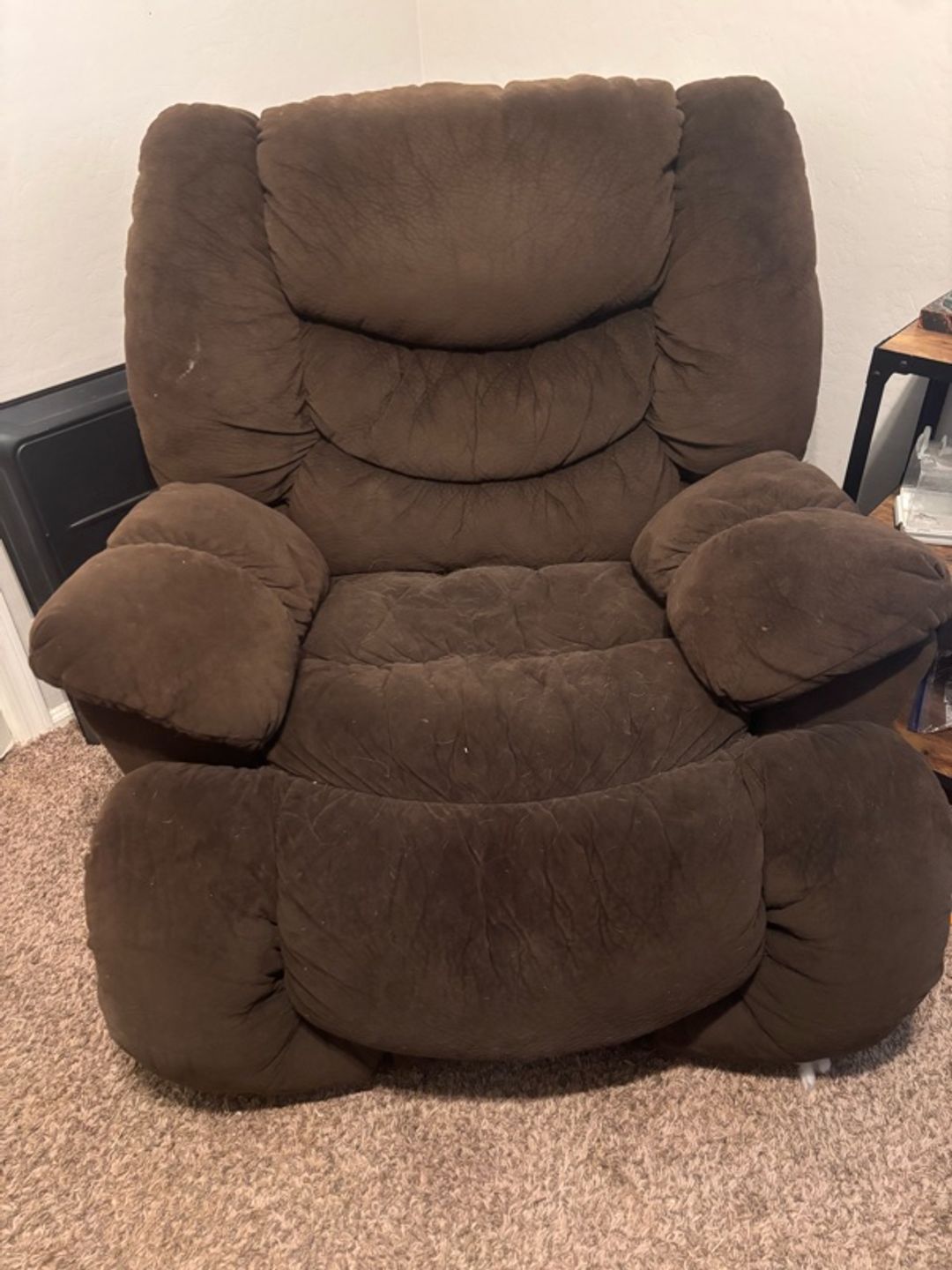 Johnson Reclining Swivel Glider Chaise - Gray Polyester