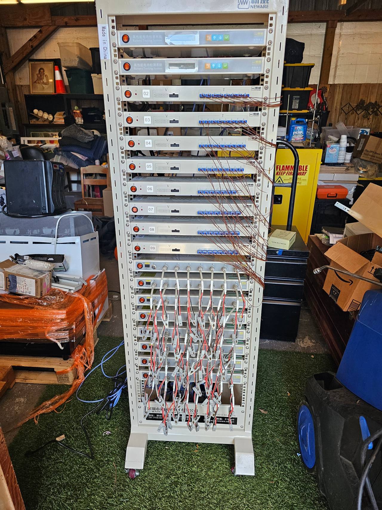 Neware BTS4000 Battery Testing System Rack