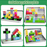 Travel Magnet Mario 35PCS Building Blocks Magnetic Cube Educational STEM DIY - Image 4
