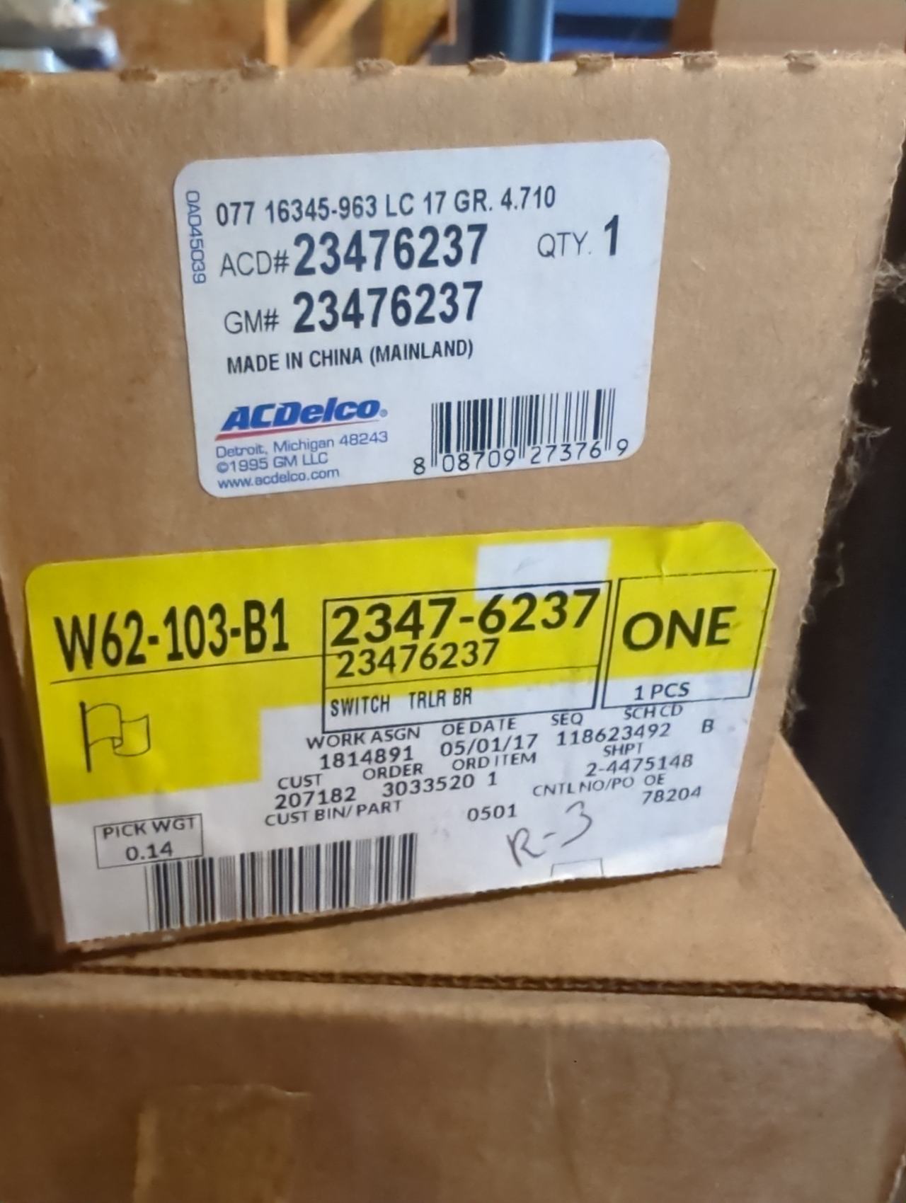 ACDelco GM Original Equipment Trailer Brake Control Switch