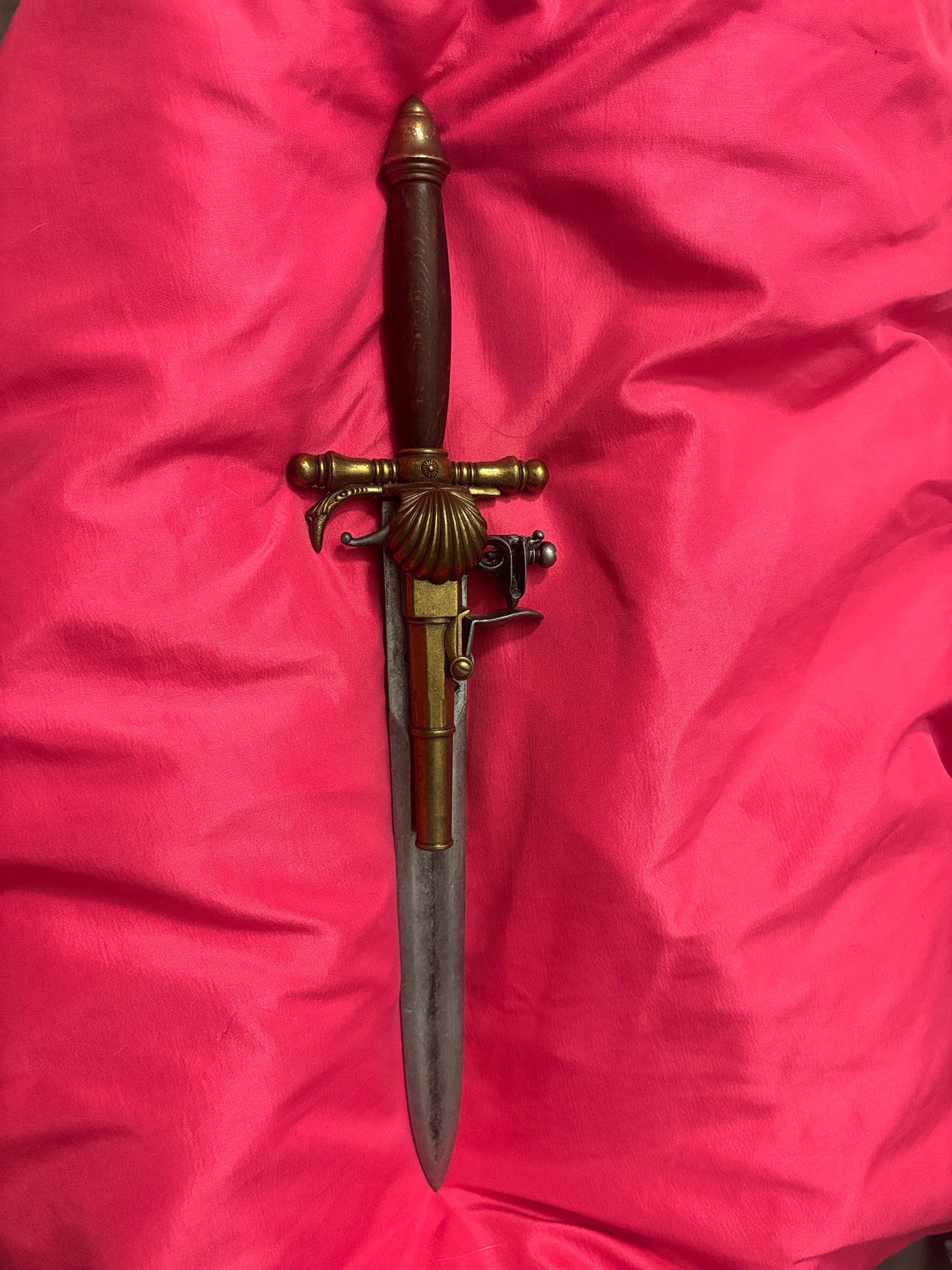 Antique Flintlock Dagger Pistol