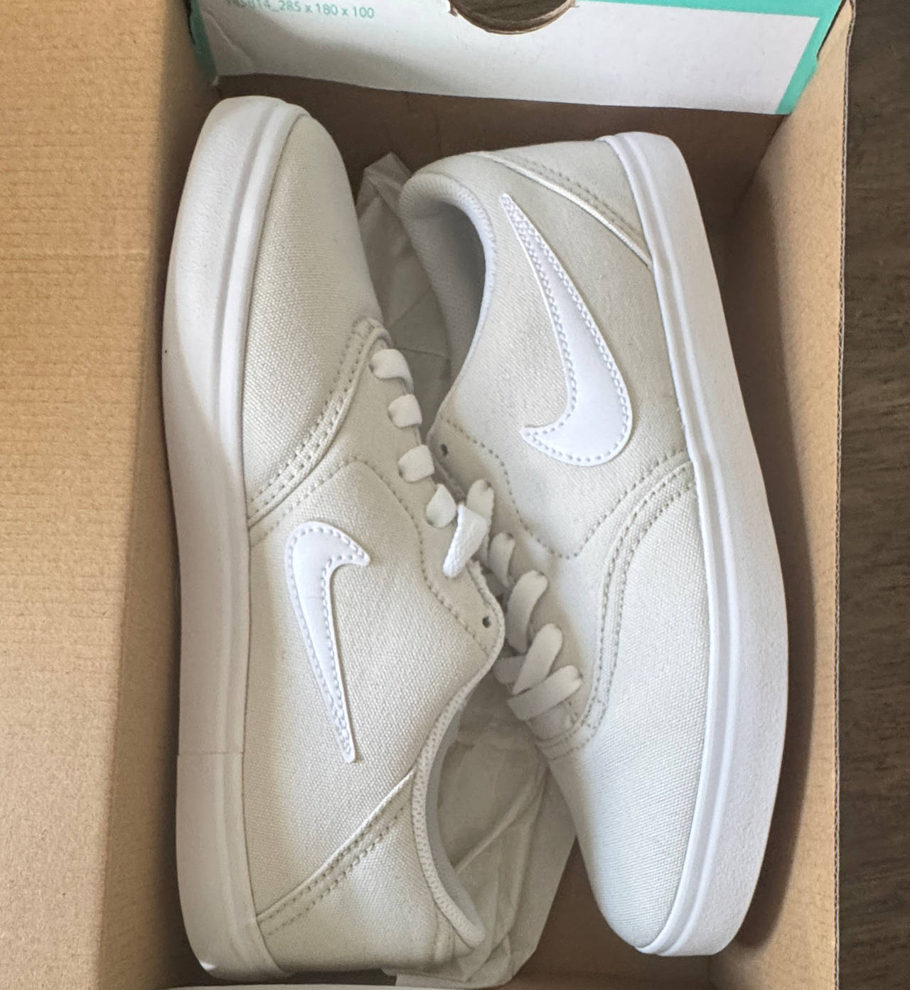 7Y 8.5W Nike SB Check Solarsoft Canvas Skate Shoes