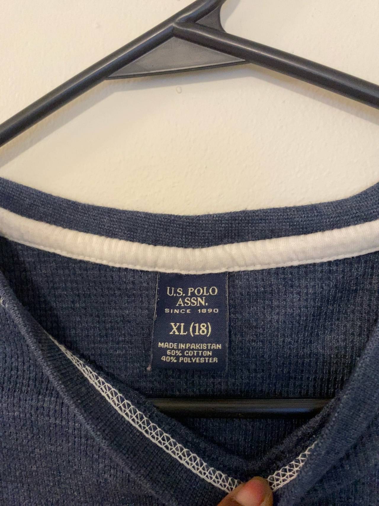 Polo Ralph Lauren youth size 18 Blue sweater Shirt