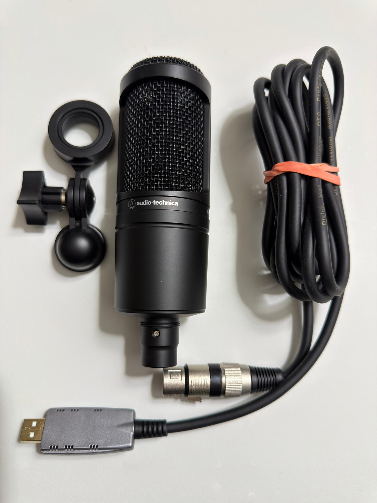 Audio-Technica AT2020 Cardioid Condenser Studio Microphone