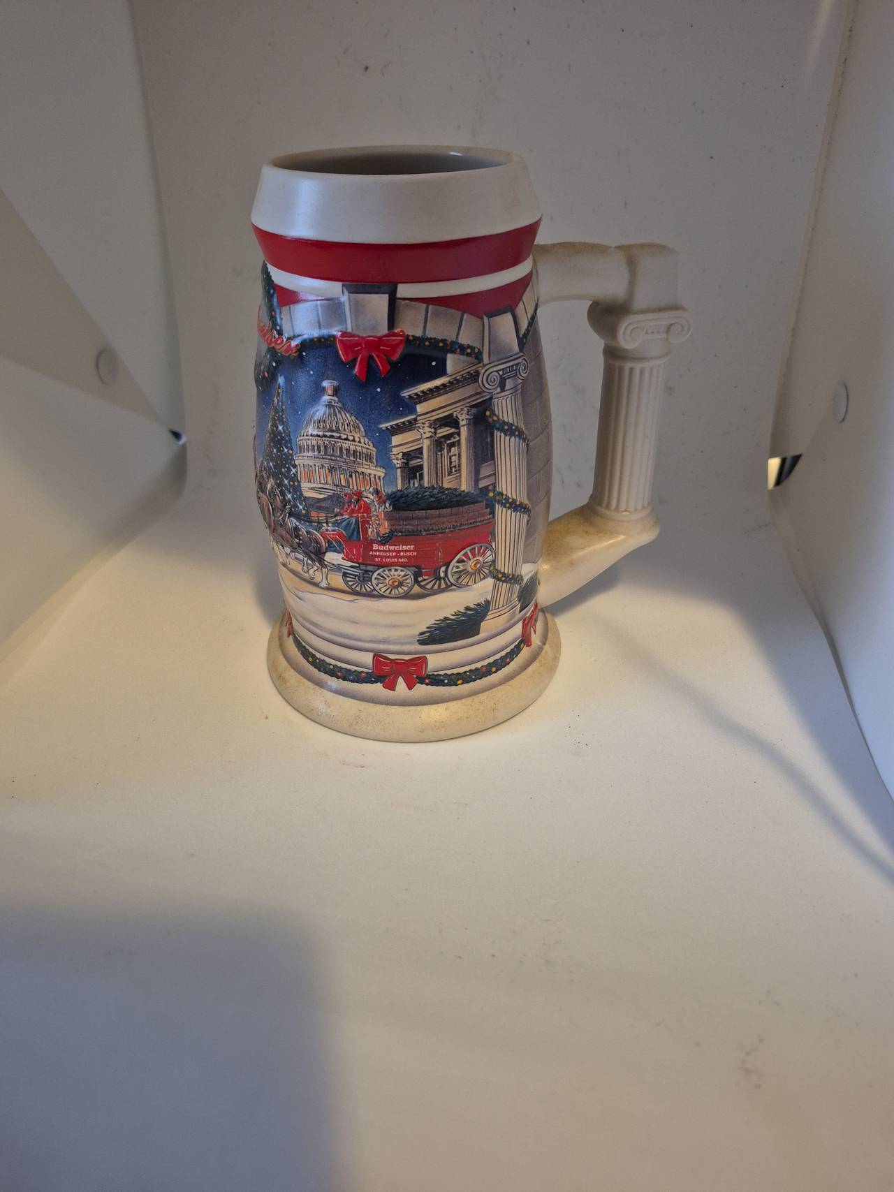 Budweiser 2001 Holiday at the Capitol Stein