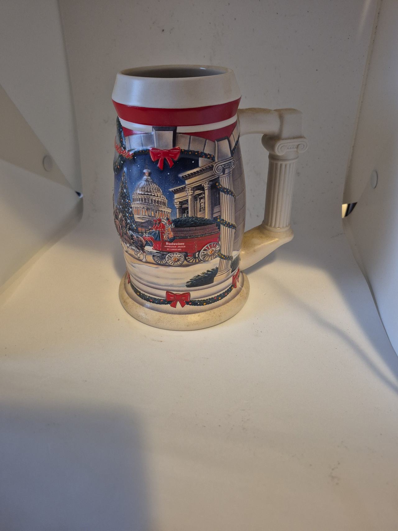 Budweiser 2001 Holiday at the Capitol Stein