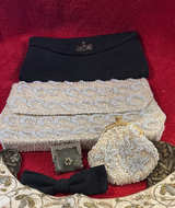 Vintage Beaded Evening Clutch Bag - Image 1