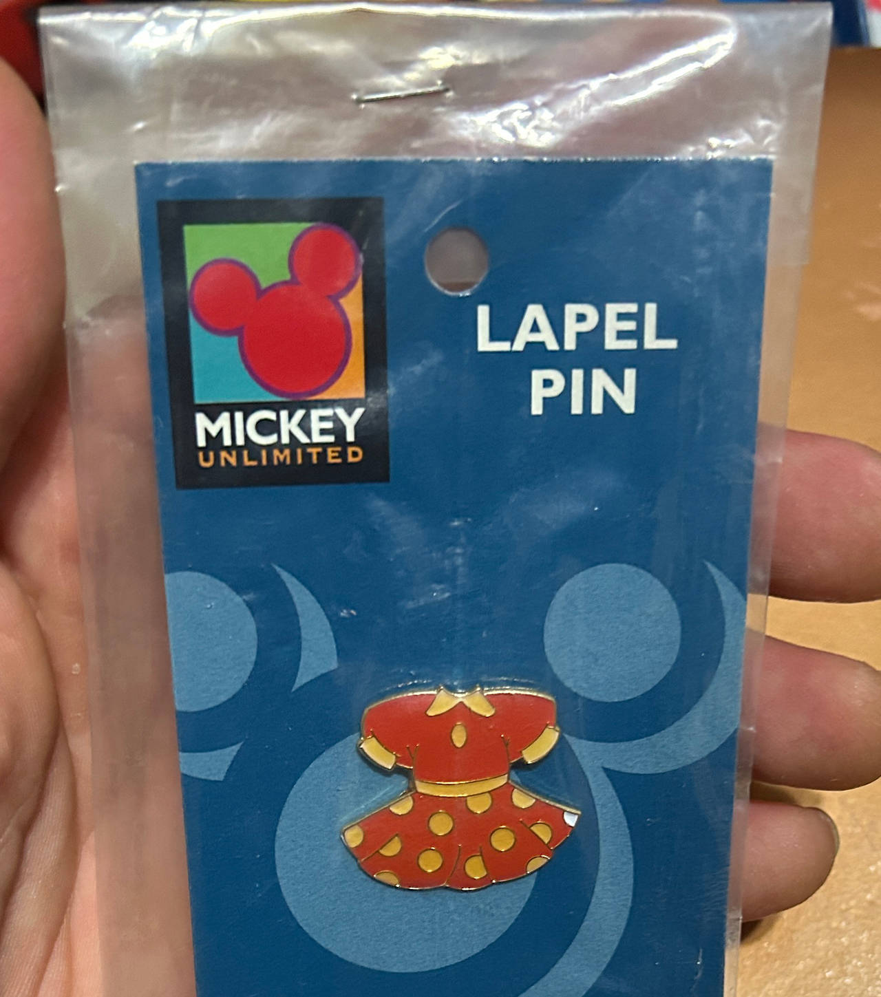 Disney Mickey Unlimited Minnie Mouse Dress Lapel Pin