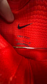 Nike Dri-FIT Los Angeles Angels Quarter Zip Sweater Red - Image 2