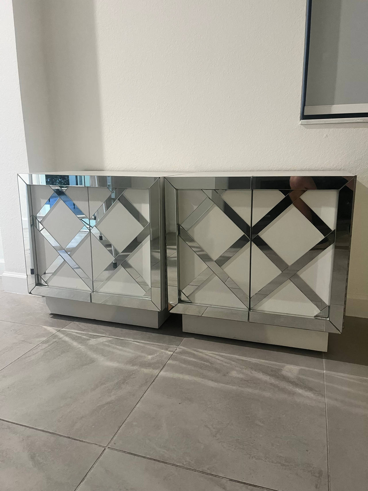 Mirrored Accent Cabinet