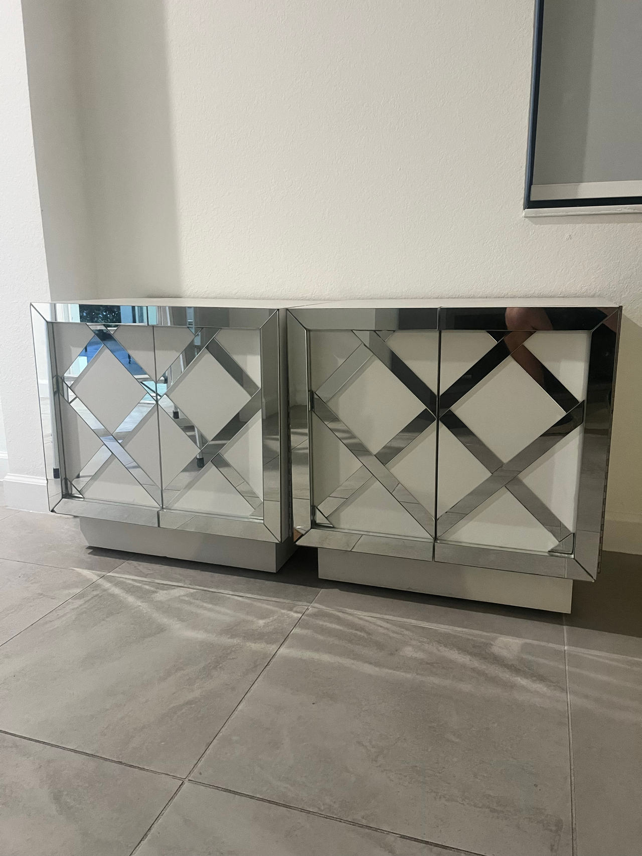 Mirrored Accent Cabinet