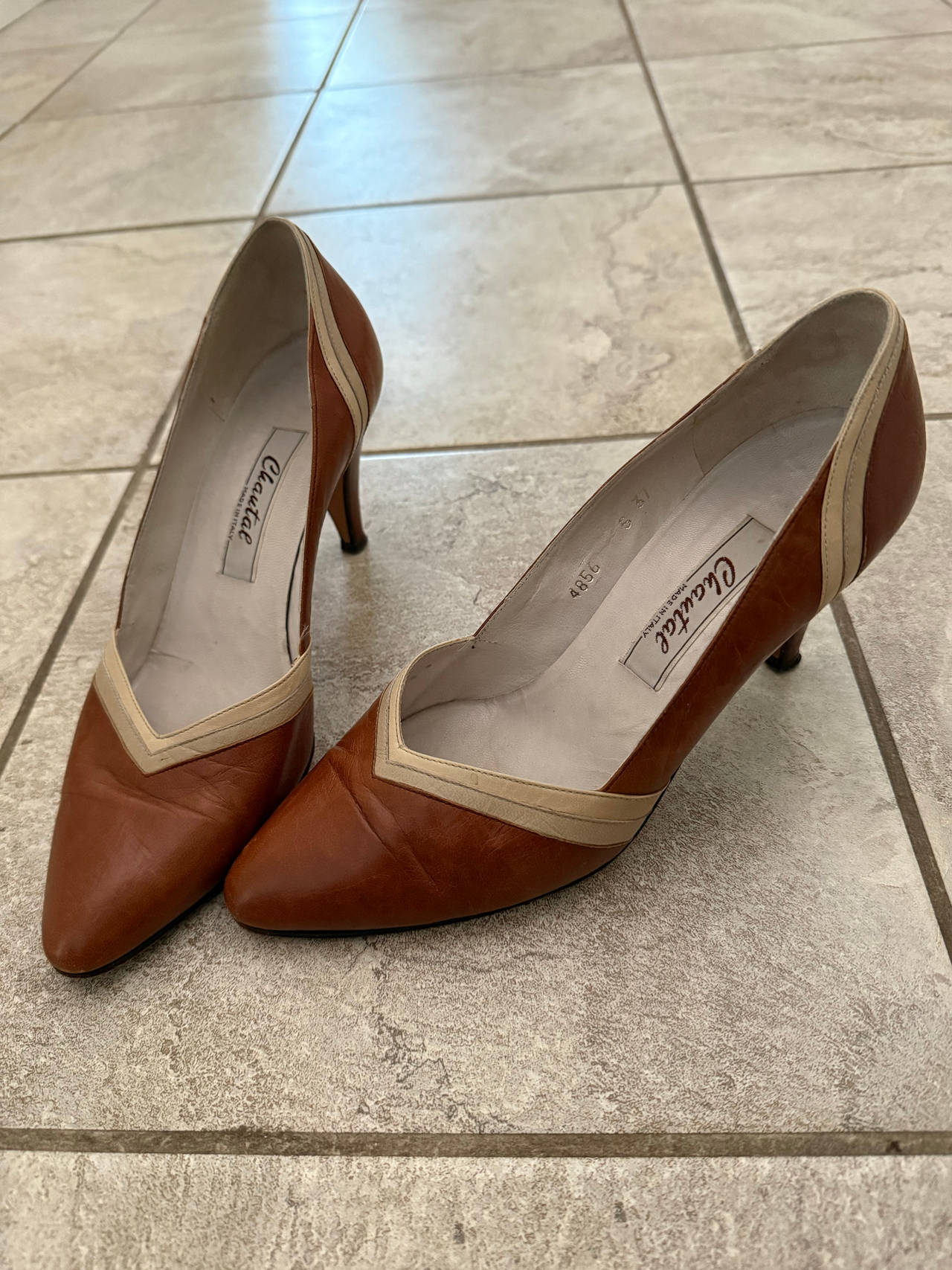 Vintage Claudia Women's Leather Heels
