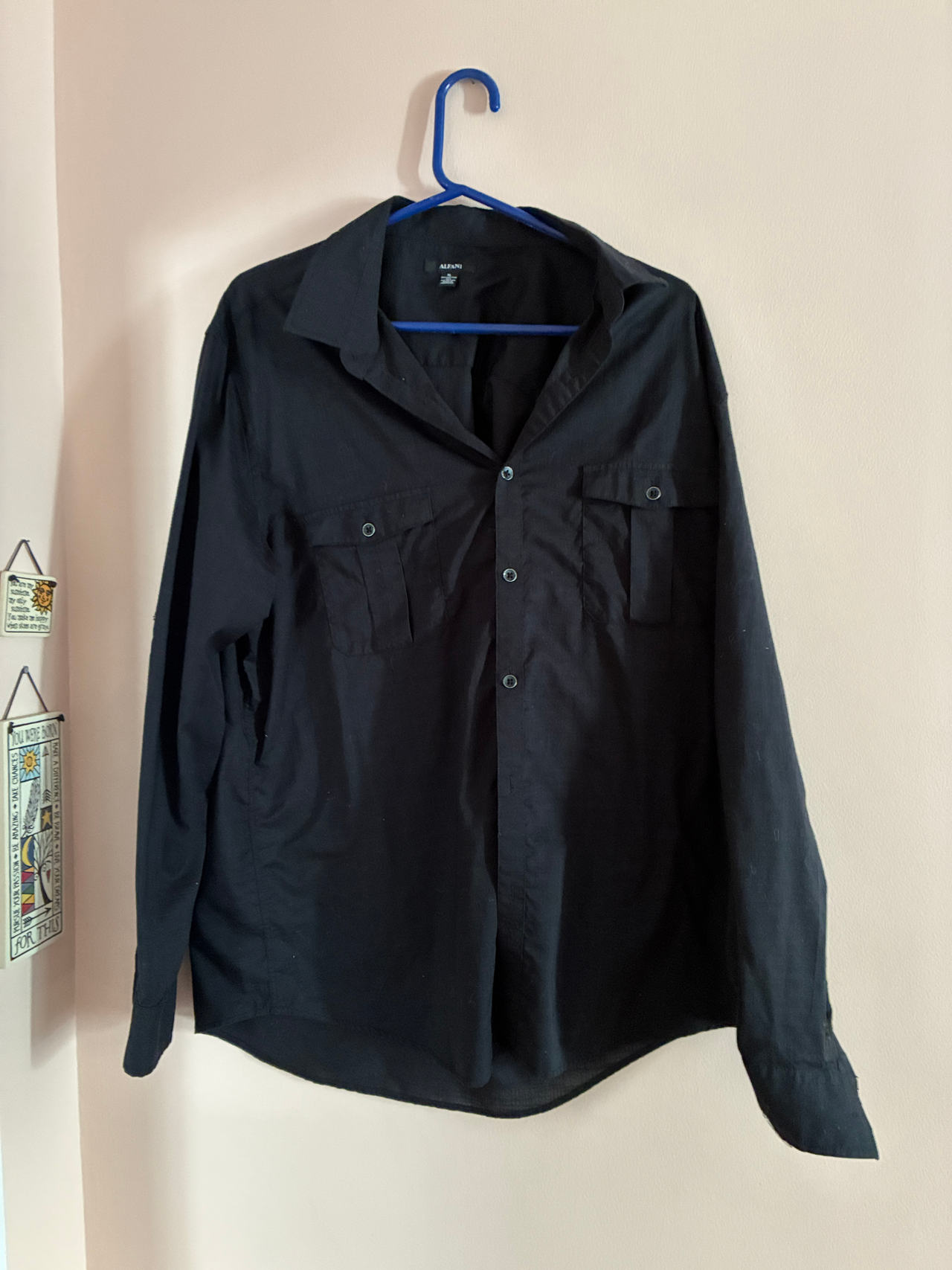 Alfani Men's Long Sleeve Button Down Shirt