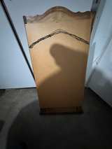 Vintage Wood Framed Dresser Mirror - Image 2