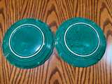 Bordallo Pinheiro Green Majolica Leaf Plates - Image 3