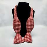 Salvatore Ferragamo Red Silk Geometric Bow Tie - Image 2