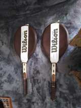 Wilson Pro Staff Wood Tennis Racket with Covers - Image 2