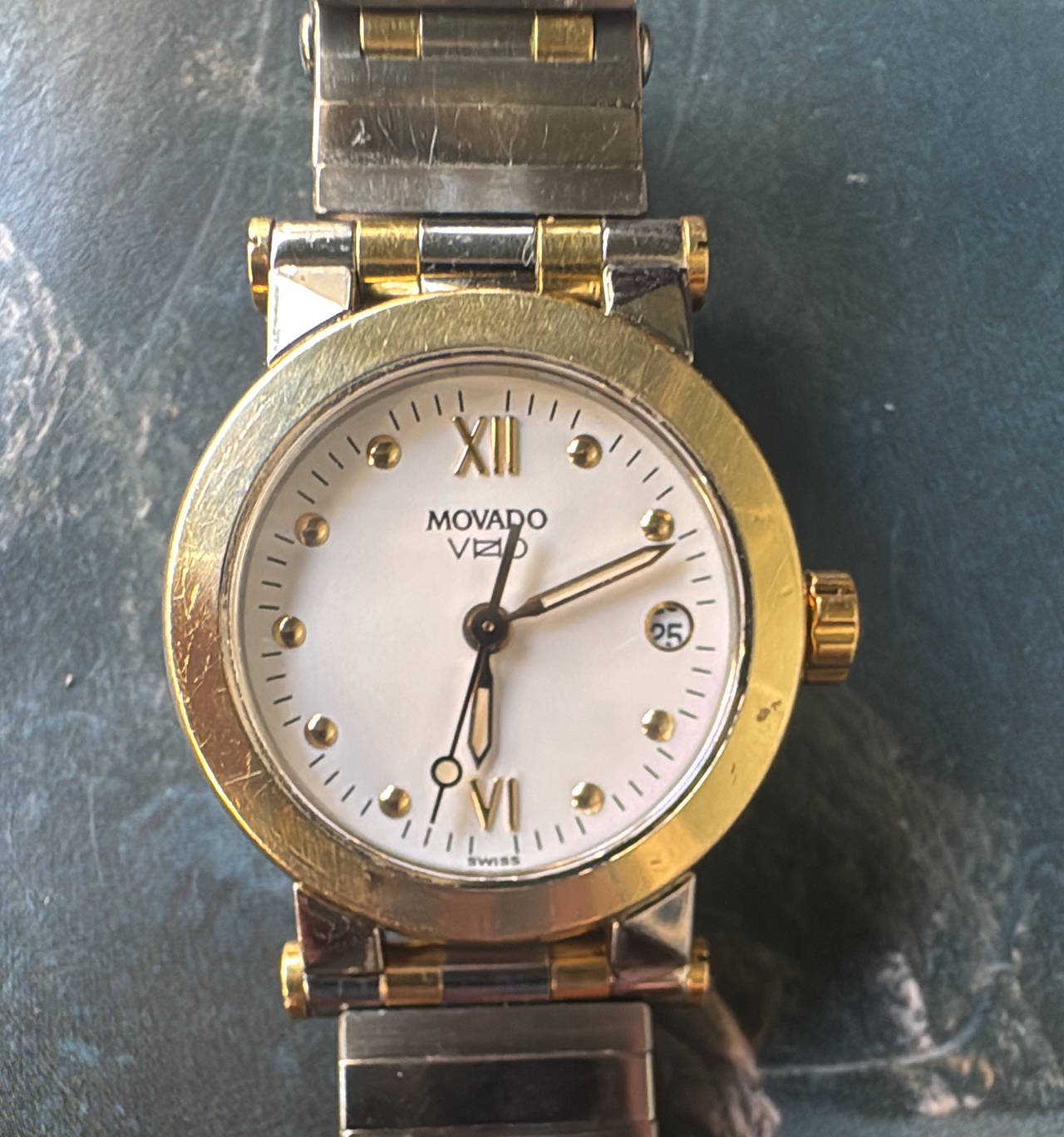 Movado Vizio Two-Tone Watch