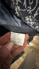 Sweet Miss Gray and White Brocade Wool Coat - Image 4