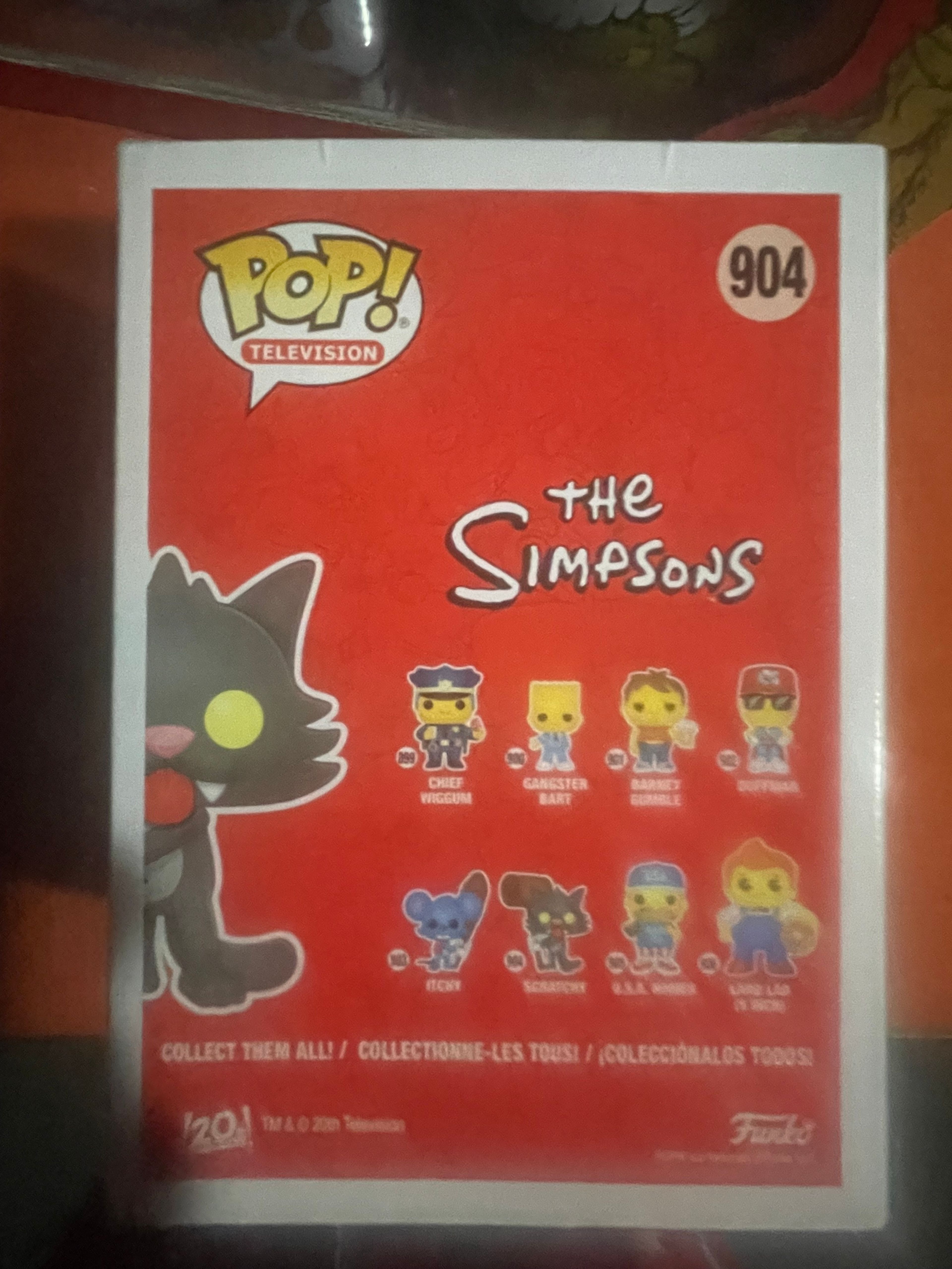Funko Pop! The Simpsons Scratchy Figure #904 Gray - Image 2