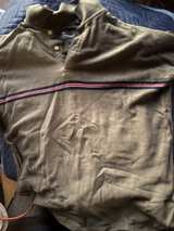 American Eagle Men's Long Sleeve Henley Shirt Gray - Image 1
