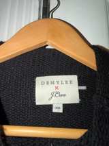 J. Crew Black Knit Sweater x DEMYLEE Size XXS - Image 4