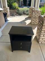 Black Wooden Nightstand - Image 4
