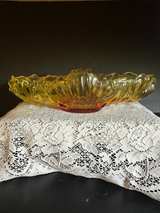 Vintage Jeannette Glass Amberina Gondola Centerpiece Bowl - Image 5