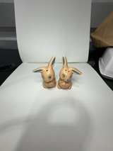 Goebel Vintage Yellow Gold Bunny Salt and Pepper Shaker Set - Image 1