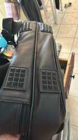 Black Nylon Laptop Backpack with Buckle Straps - Image 4