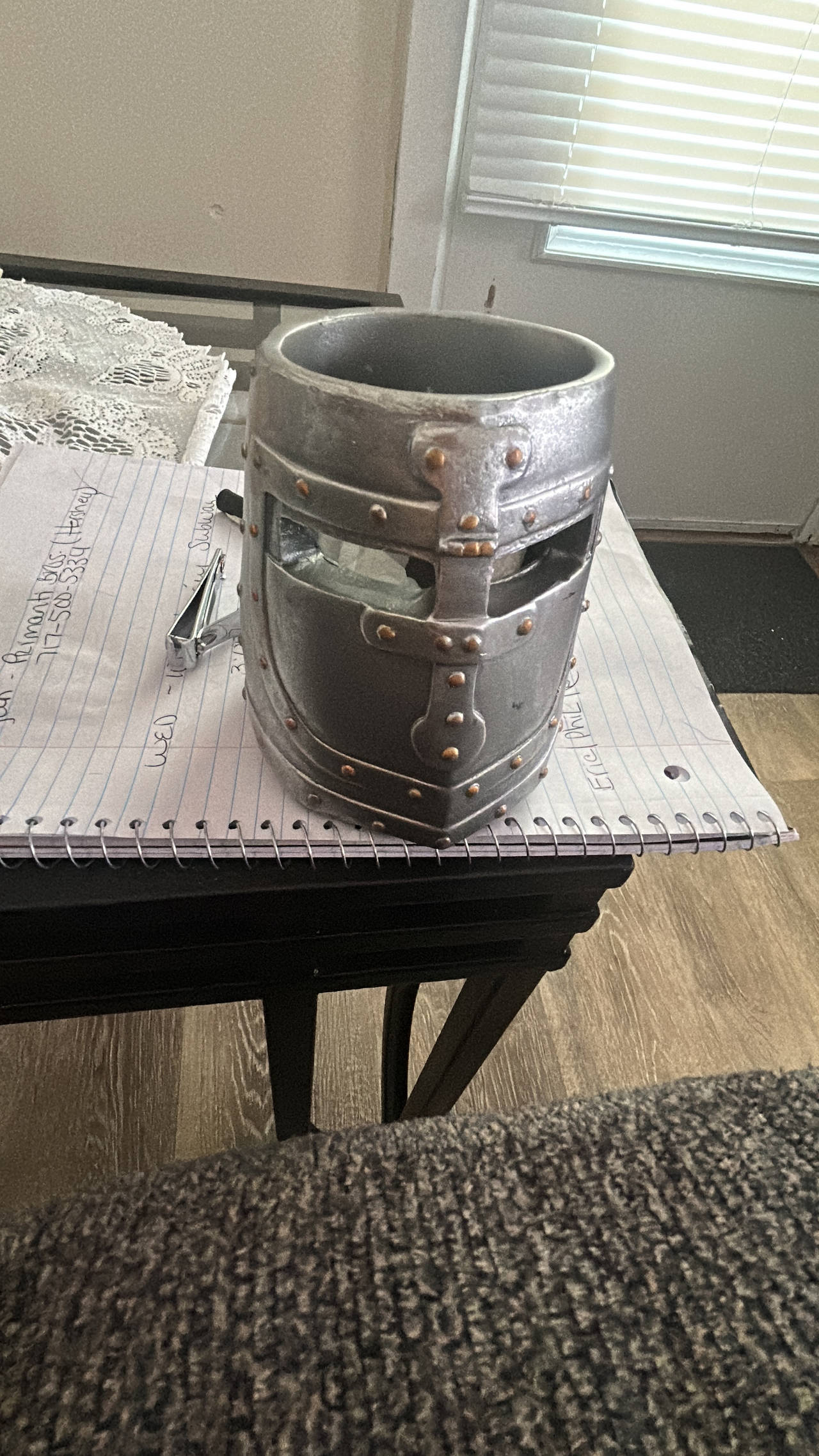 Medieval Knight Helmet Mug
