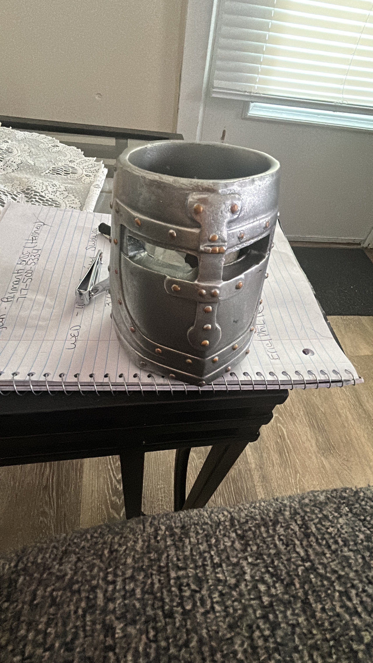 Medieval Knight Helmet Mug