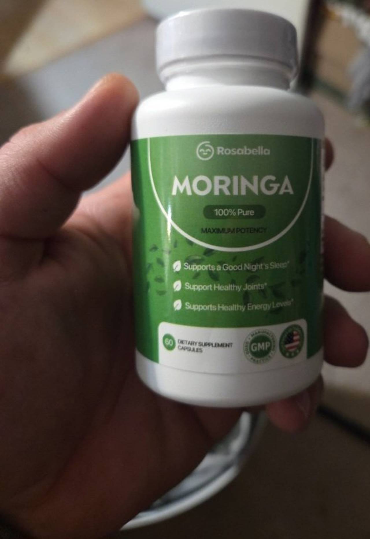 Rosabella Moringa 100% Pure Maximum Potency 60 Capsules