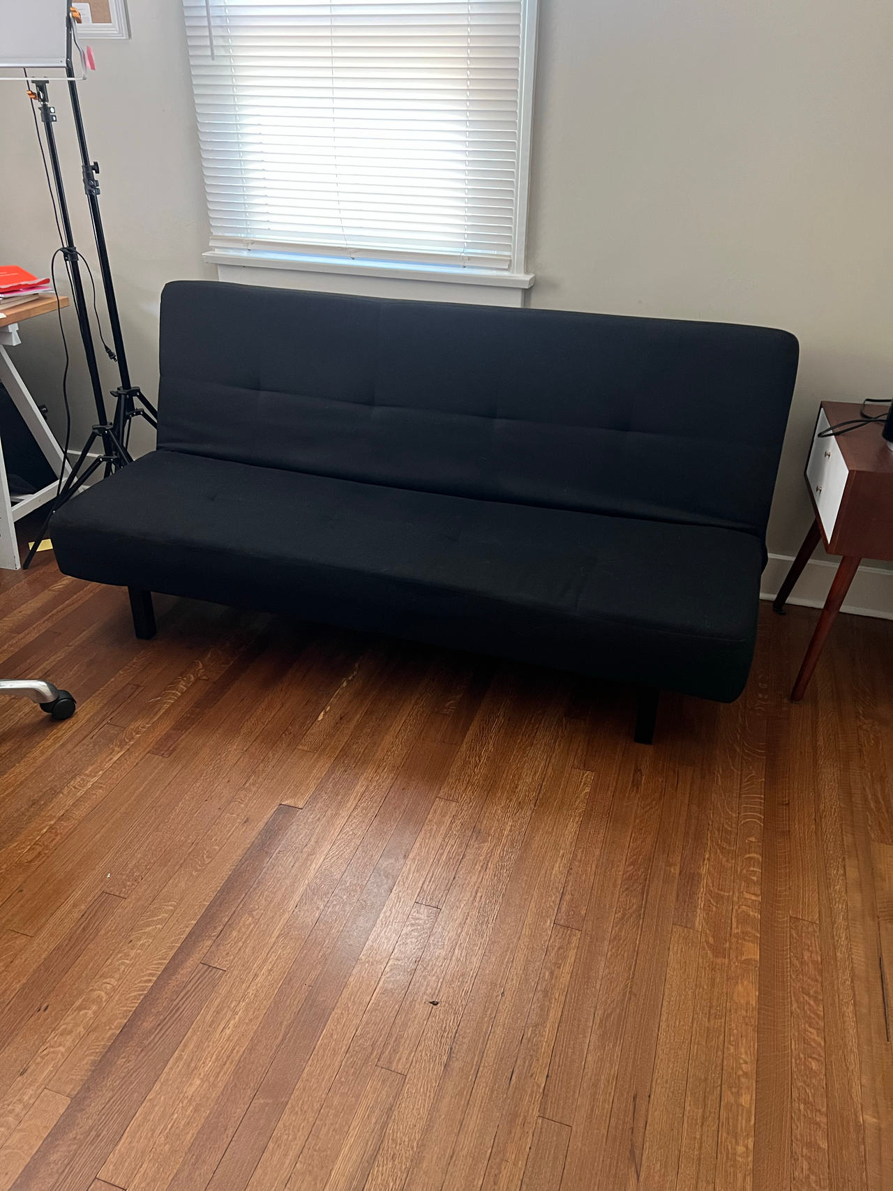 IKEA Balkarp Black Futon Sofa Bed